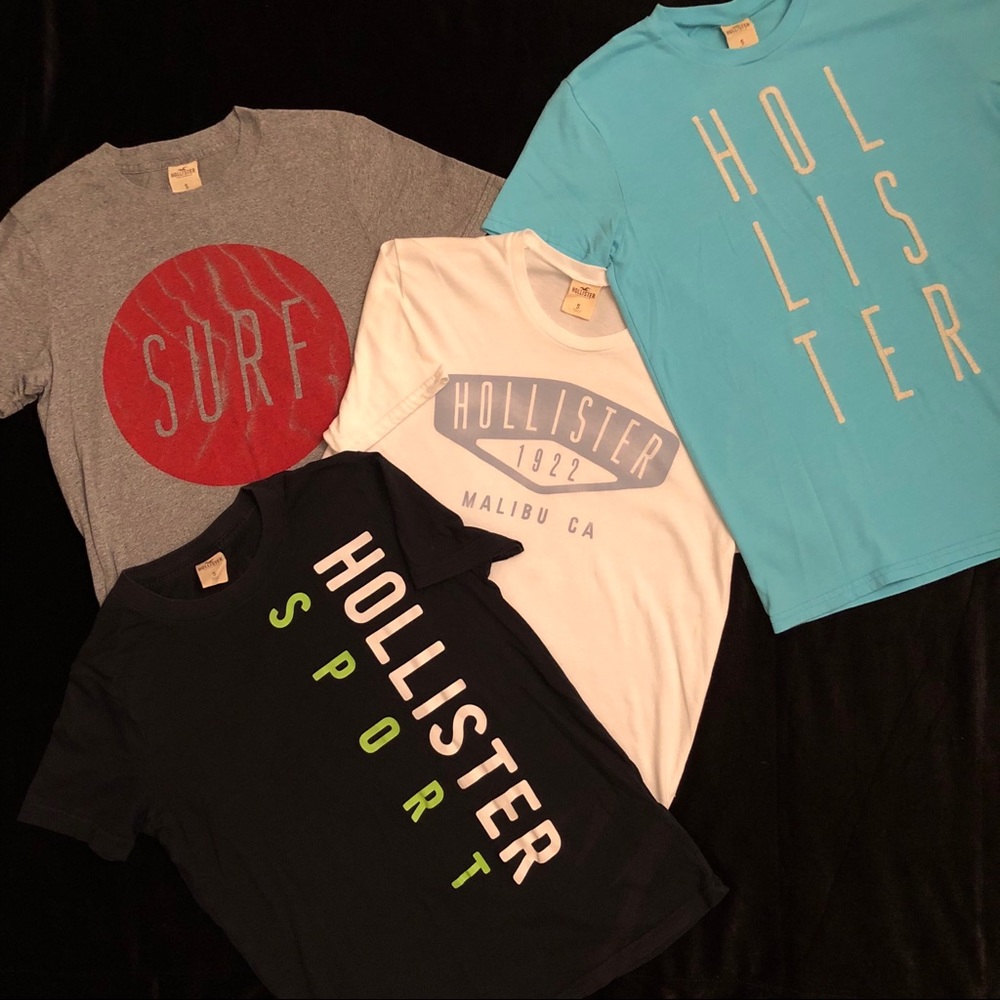 Bundle Hollister Tee Shirts, Size S
